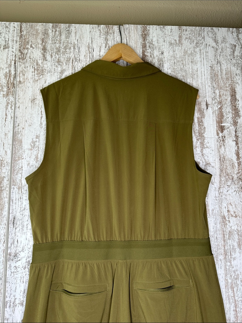 Athleta Brooklyn Heights Wide Leg Jumpsuit Women’s Sz 16 - Picture 5 of 12